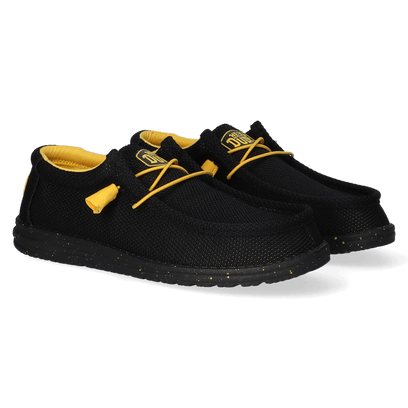 Wally Sox Heren Instappers Black/Yellow