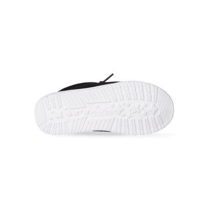 Wally Youth Slub Canvas Jongens Instappers Black