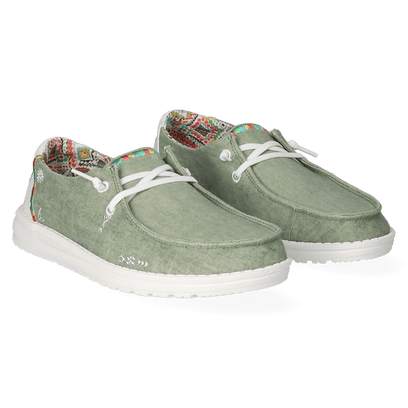 Wendy Boho Dames Instappers Olive