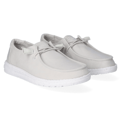 Wendy Slub Dames Instappers Light Grey