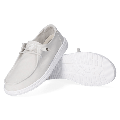 Wendy Slub Dames Instappers Light Grey