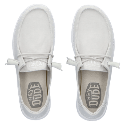 Wendy Slub Dames Instappers Light Grey