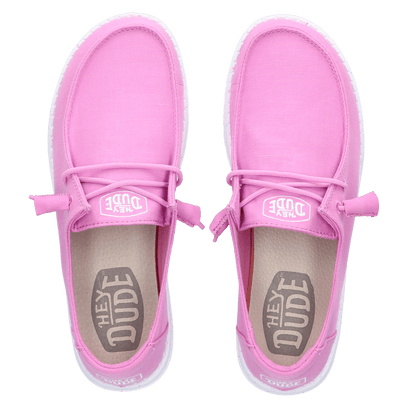 Wendy Slub Canvas Dames Instappers Violet