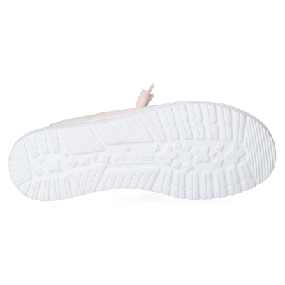 Wendy Slub Canvas Dames Instappers Pink