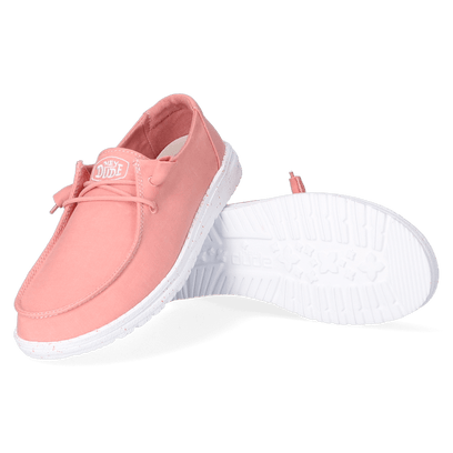 Wendy Slub Canvas Dames Instappers Terracotta