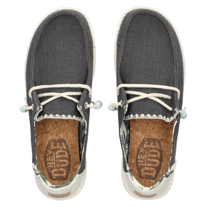 Wendy Fringe Dames Instappers Carbon