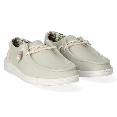 Wendy Fringe Dames Instappers Sage