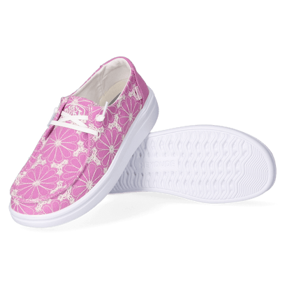 Wendy Rise Eyelet Dames Instappers Violet