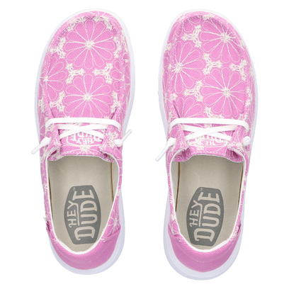 Wendy Rise Eyelet Dames Instappers Violet