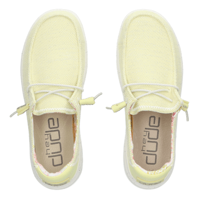 Wendy Rise Stretch Dames Instappers Lemon