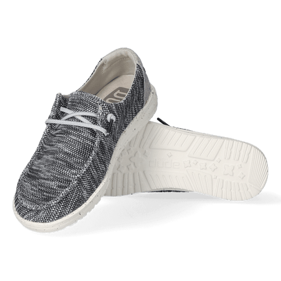 Wendy Sox Dames Instappers Dark Grey