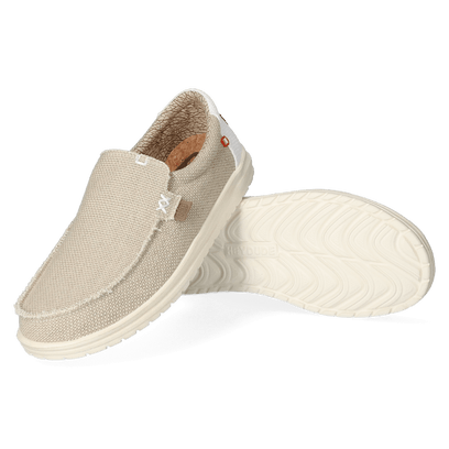 Mikka Braided Heren Instappers Off White