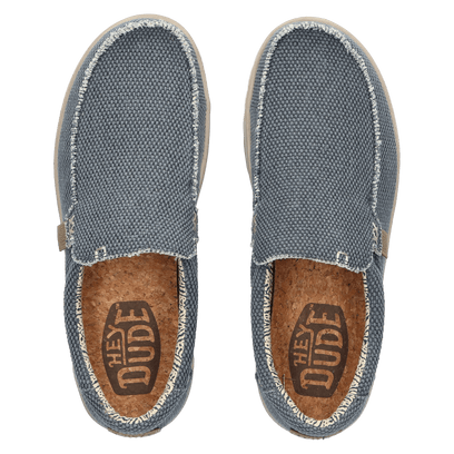 Mikka Braided Heren Instappers Deep Blue