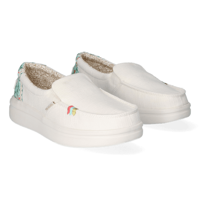 Misty Rise Dames Instappers Azure White