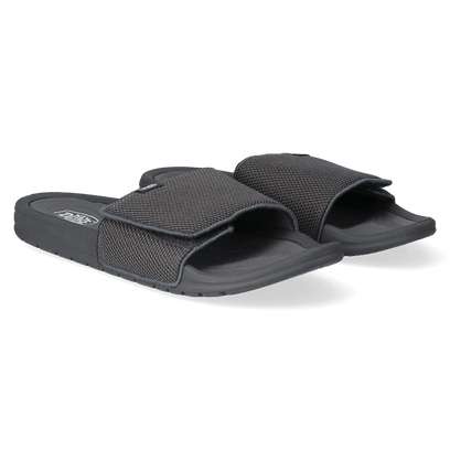 Phoenix Basic Knit Heren Slippers Grey