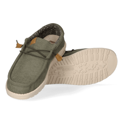 Wally Corduroy Heren Instappers Olive