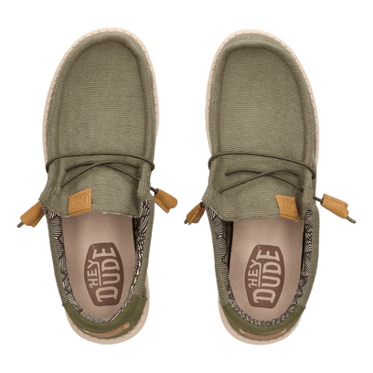 Wally Corduroy Heren Instappers Olive