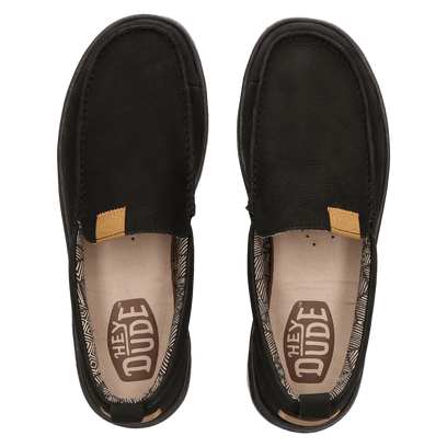 Wally Grip Moc Craft Leather Heren Mocassins Black