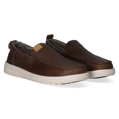 Wally Grip Moc Craft Leather Heren Mocassins Grey