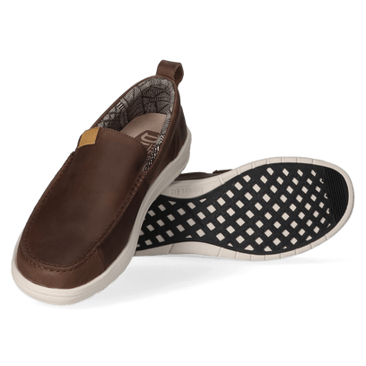 Wally Grip Moc Craft Leather Heren Mocassins Grey