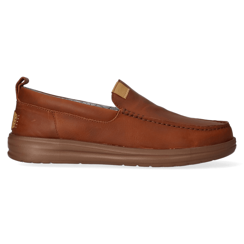 Wally Grip Moc Craft Leather Heren Mocassins Brown
