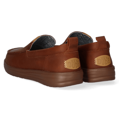 Wally Grip Moc Craft Leather Heren Mocassins Brown