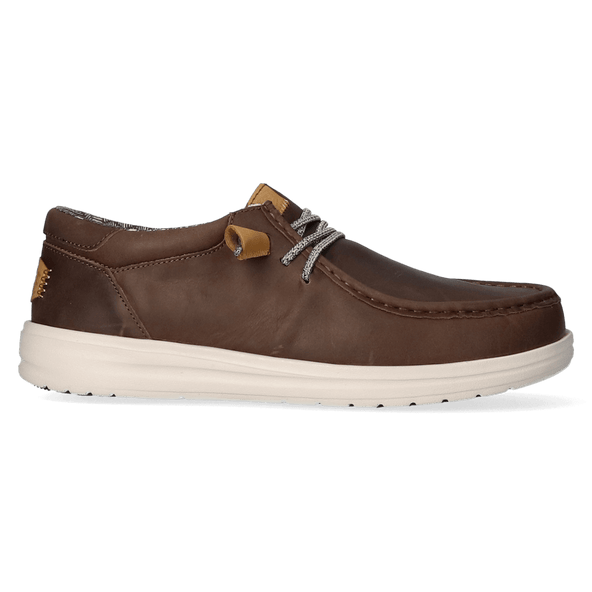 Wally Grip Craft Leather Heren Instappers Grey Wally Grip Craft Leather Heren Instappers Grey