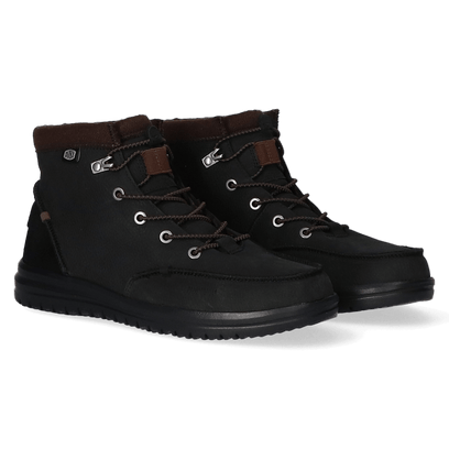 Bradley Leather Heren Boots Black