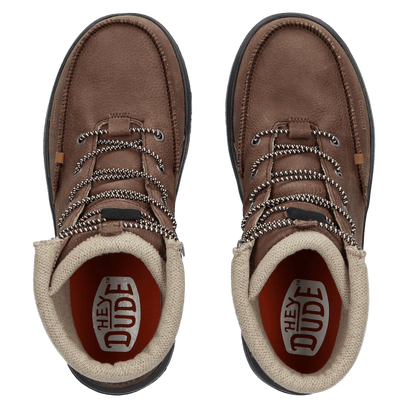 Bradley Leather Heren Boots Brown