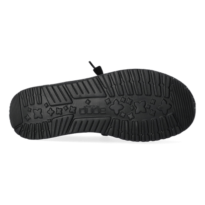 Wendy Wave Corduroy Dames Instappers Black