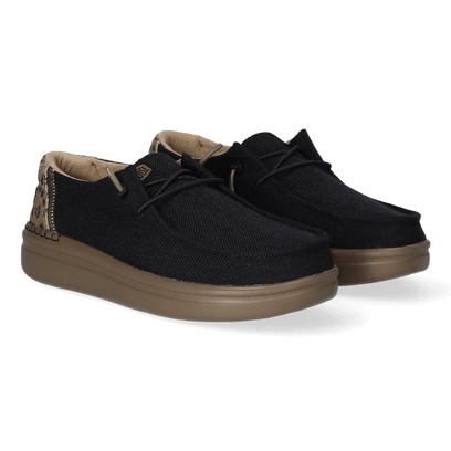 Wendy Rise Leo Dames Instappers Black