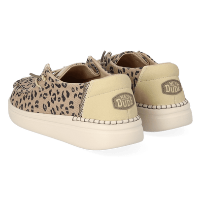 Wendy Rise Leo Dames Instappers Tan/Black