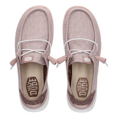 Wendy Peak Chambray Dames Instappers Mauve