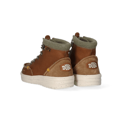 Bradley Youth Leather Boots Walnut