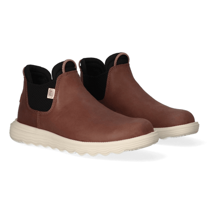 Branson Craft Leather Dames Boots Coffee