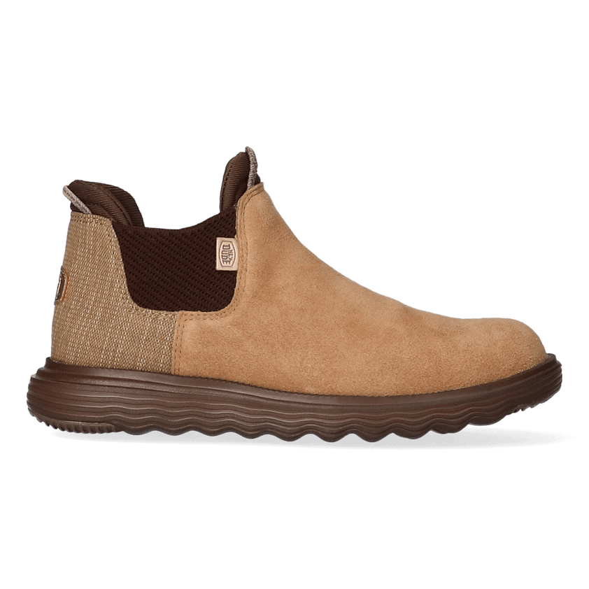 Branson Suede Dames Boots Cognac