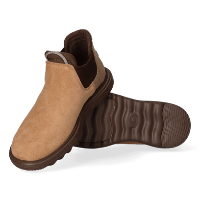 Branson Suede Dames Boots Cognac