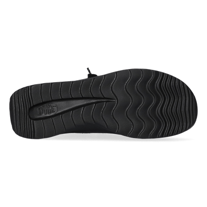 Wendy Peak Hi Suede Dames Instappers Black