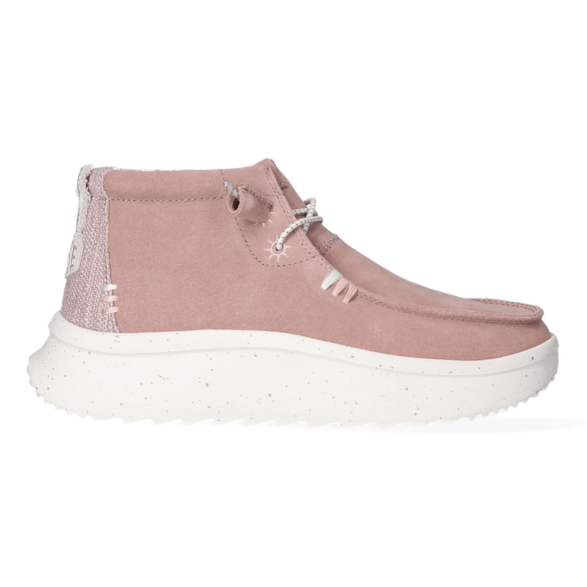 Wendy Peak Hi Suede Dames Instappers Blush