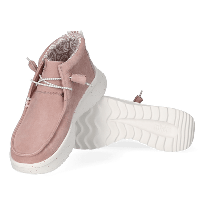 Wendy Peak Hi Suede Dames Instappers Blush