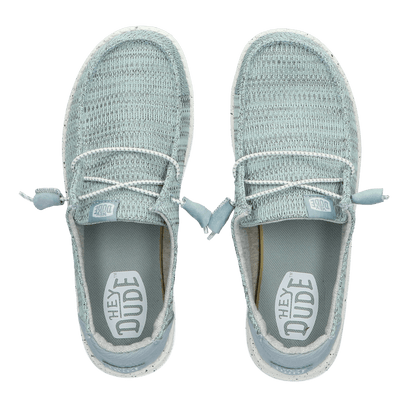 Wendy Sport Mesh Dames Instappers Light Blue