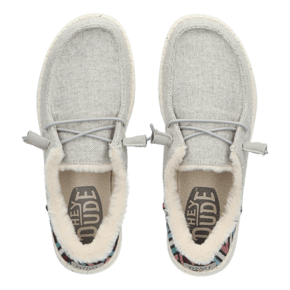 Wendy Funk Wool Dames Instappers Grey