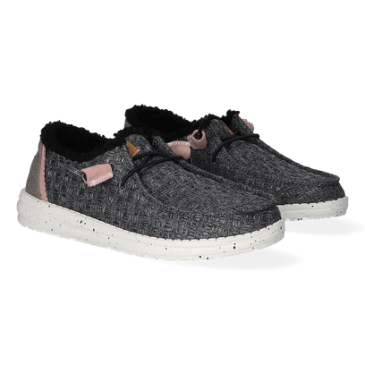 Wendy Warmth Dames Instappers Charcoal