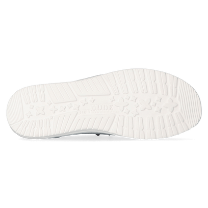 Wally Letterman Heren Instappers Light Grey/White