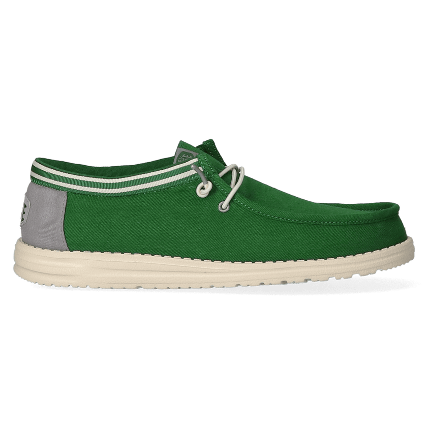 Wally Letterman Heren Instappers Green/White