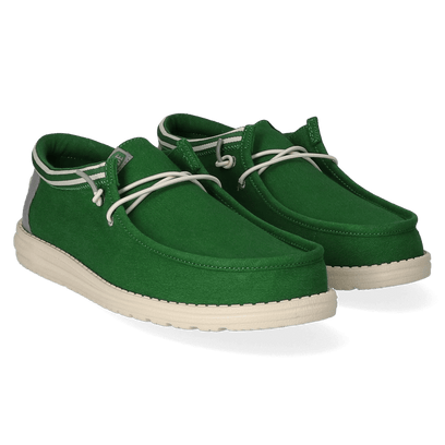 Wally Letterman Heren Instappers Green/White