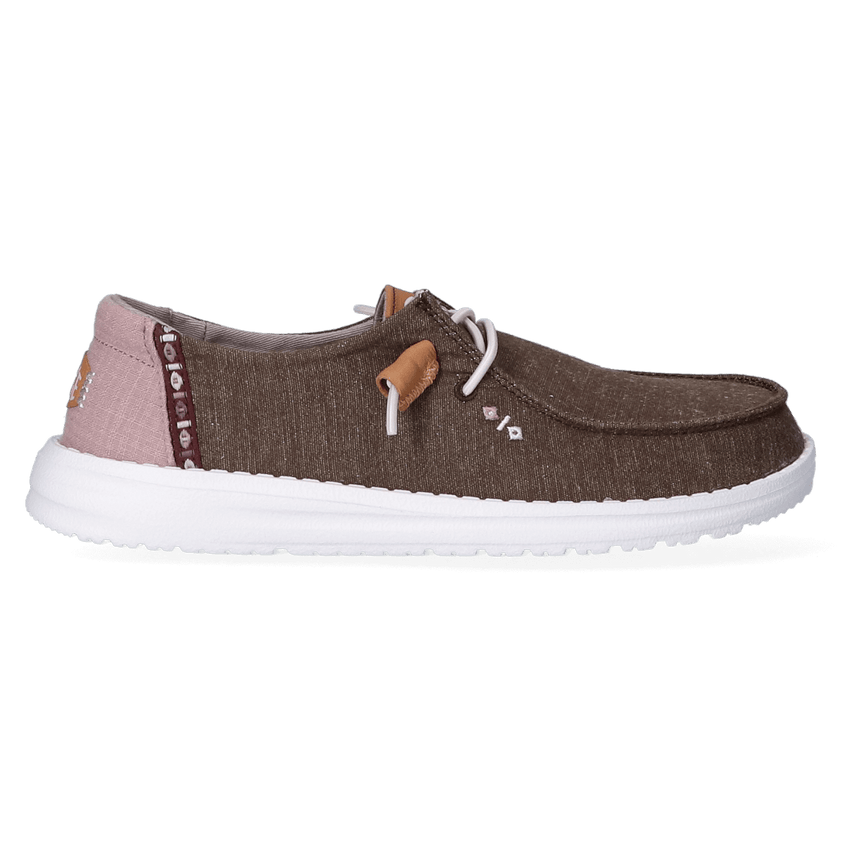 Wendy Chambray Boho Dames Instappers Black