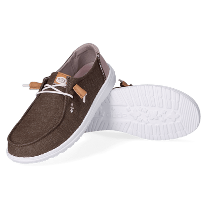 Wendy Chambray Boho Dames Instappers Black