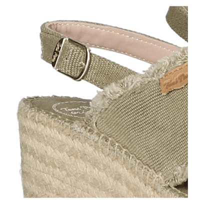 Iliana Dames Espadrilles Caqui Vintage