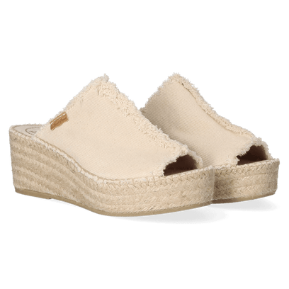 Itaca Dames Espadrilles Cru